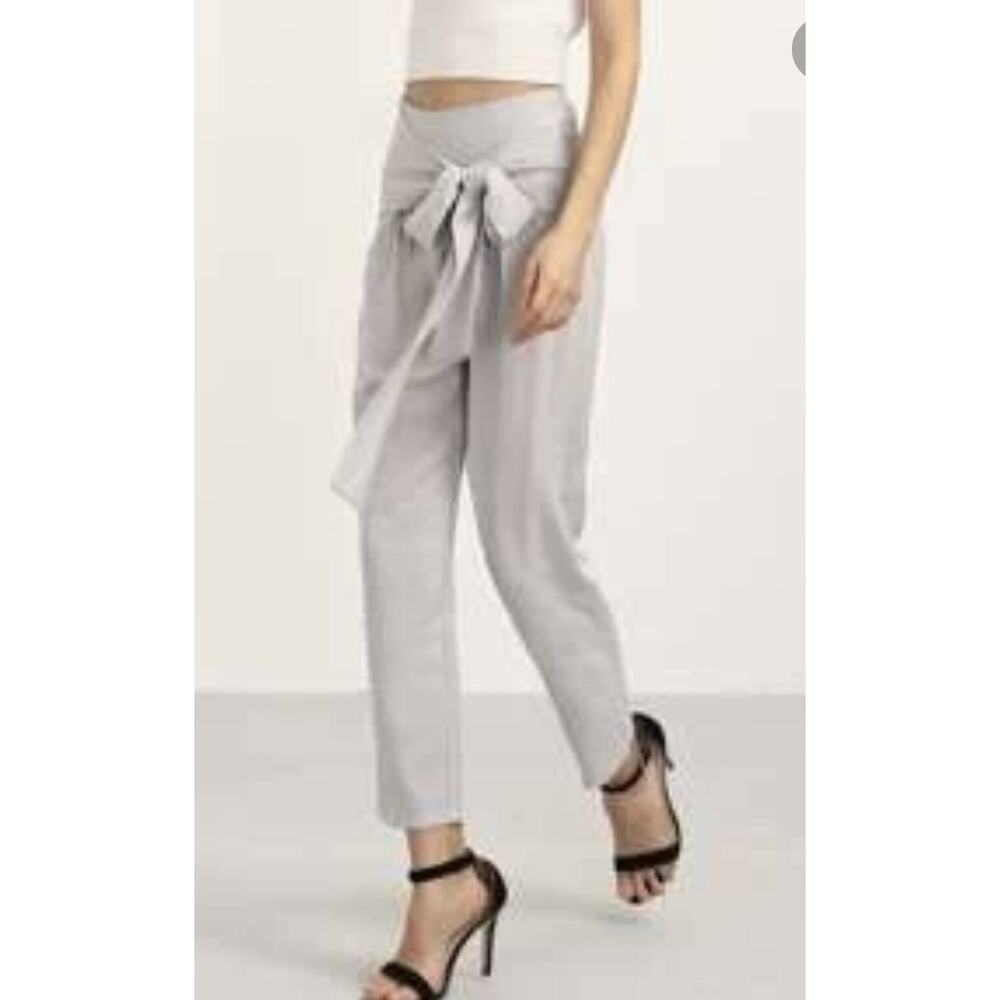 Insomnia gray pants cotton size L Women High Rise A000316